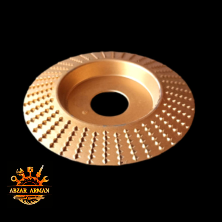صفحه چوب ساب تخت فیدر طلایی قطر 80 میلی