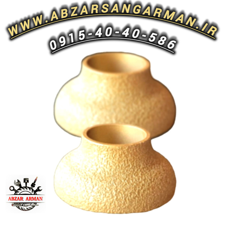 ابزار زن فرزی پرسلان پودری طلایی سینه کفتری سایز 2 سانتی
